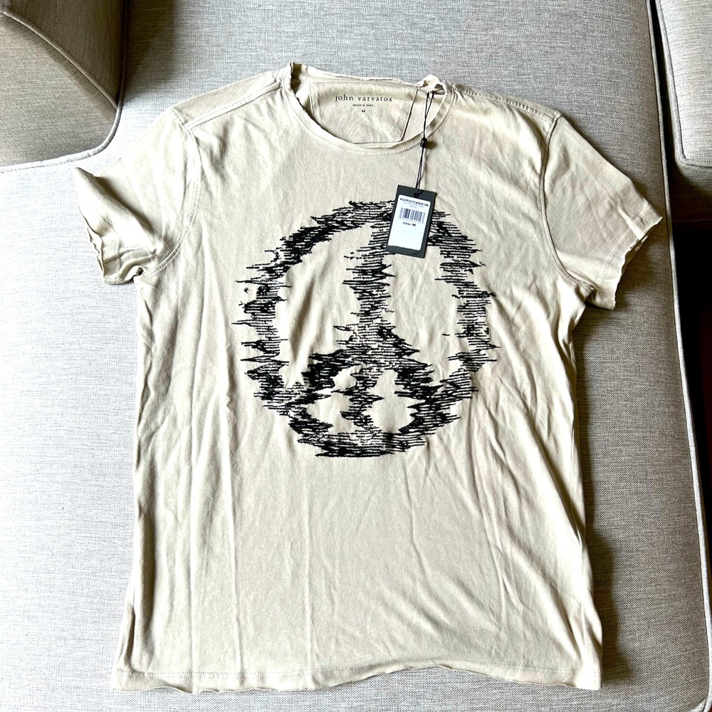 John Varvatos Peace Sign TShirt